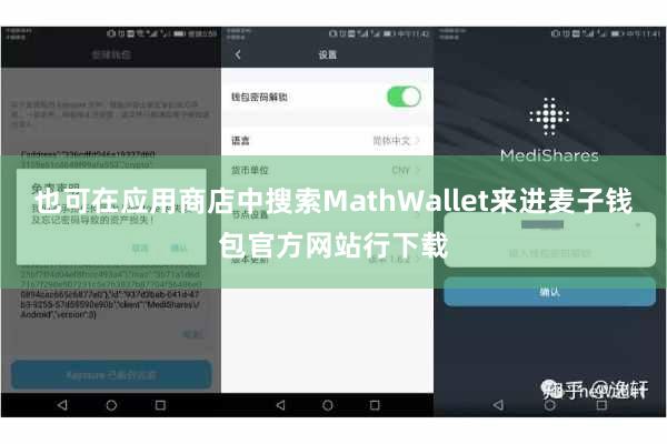 也可在应用商店中搜索MathWallet来进麦子钱包官方网站行下载